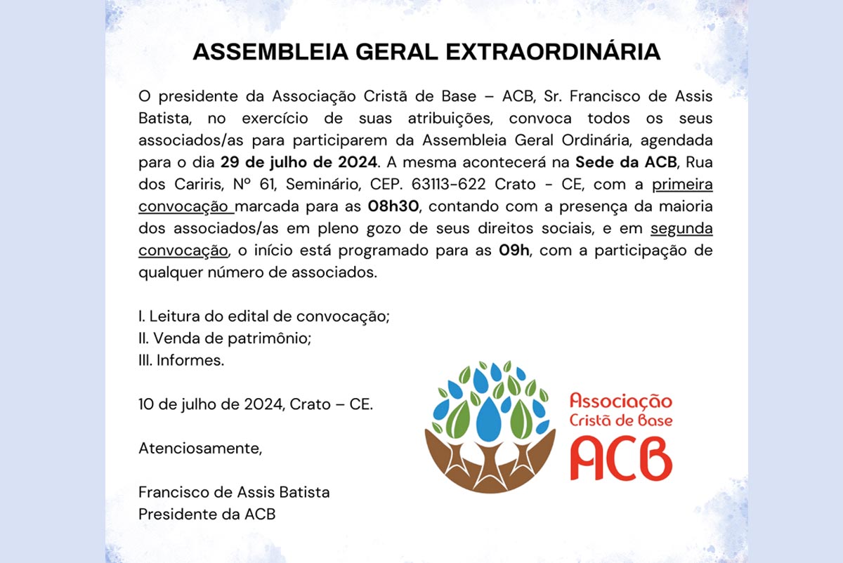 Assembleia geral extraordinária