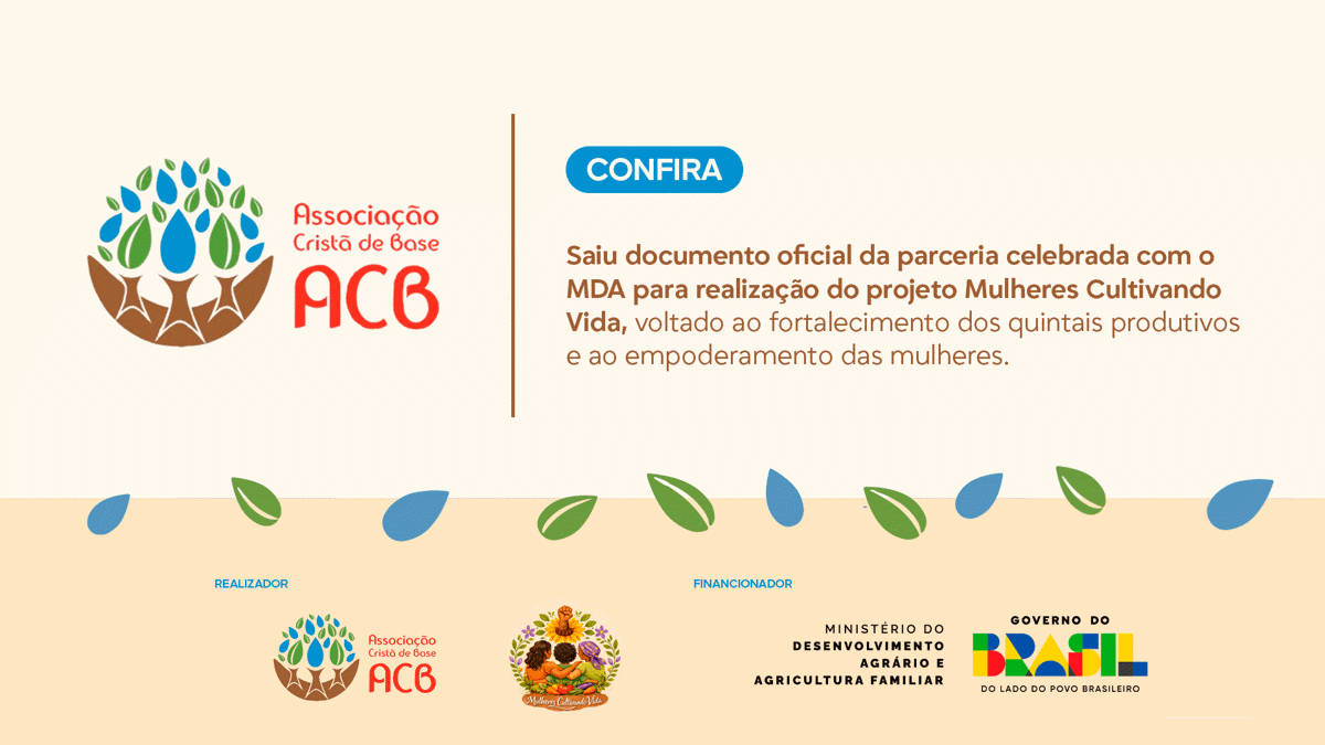 Informações Oficiais - Projeto Mulheres Cultivando Vida