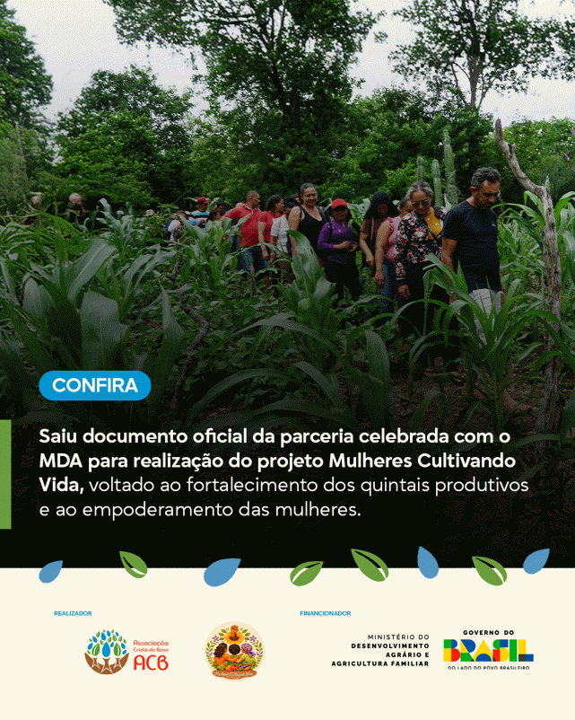 Informações Oficiais - Projeto Mulheres Cultivando Vida